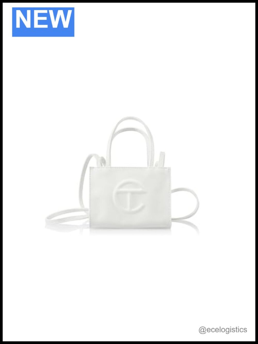 TELFAR Small Shopping Bag Faux Leather Tote Crossbody
